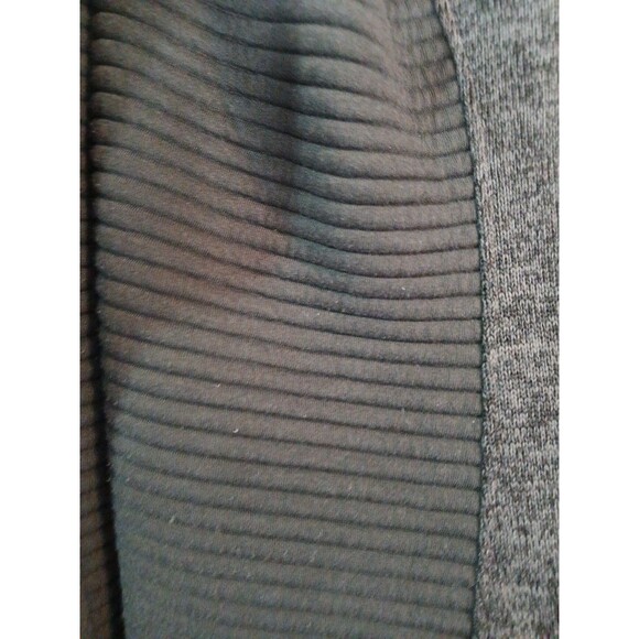 Lands End Outfitters Mens XLG Sweater Black Jacket Ribbed Sleeves Full Zip - Picture 9 of 16